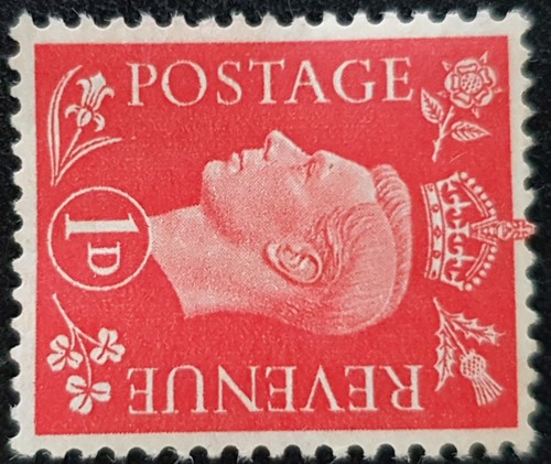 Gvi 1938 sg463a scarlet - gb,