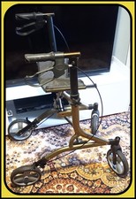 Costway Rollator Adjustable Light Weight Folding Mobility Walker With Seat