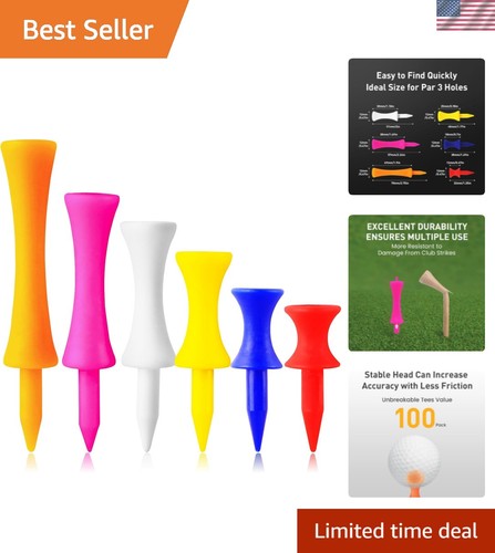 Plastic golf castle tees - plastic,