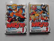 Naruto Vol 1 and Vol 2 manga