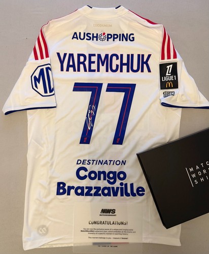 Matchworn shirt olympique lyon - olympique,