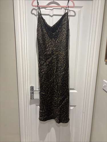 Zara women satin leopard - zara,