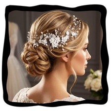 Flower Hair Vine Pearl Bridal