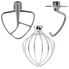Beater Whisk for KITCHENAID Stand Mixer Dough Hook Set KSM100 KSM103 KSM110