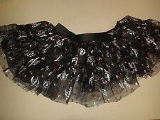 Ghosts for Halloween -Girls Black &Silver Tutu Skirt Hen Night/Party 6