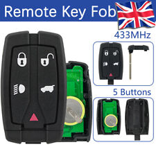 Full Car Key for Land Rover Freelander 2 2007 - 2015 Remote Fob 5 Button 433MHz
