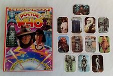Amazing World of Dr Doctor Who Set of 12 Cards & Book Typhoo Tea 1976 VERY RARE