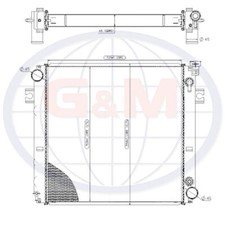 Radiator for forklift truck - forklift,