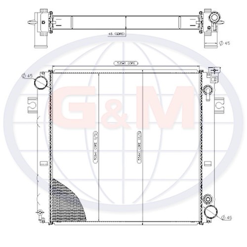 Radiator for forklift - radiator,