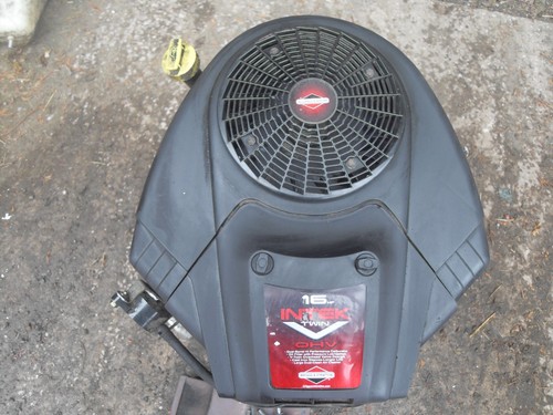 Ride mower vertical 16hp - on,