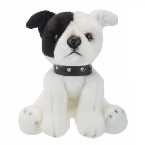 Staffordshire soft toy white - staffordshire,
