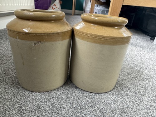 Vintage glazed stoneware - glazed,
