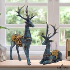 Ice Deers Art Sculpture