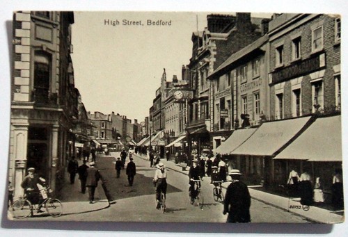 Postcard high street - postcard,