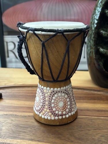 Vintage mini djembe drum - vintage,