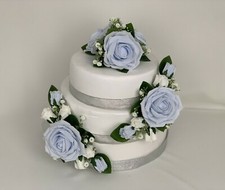 Rose flowers cake topper