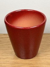 Sweet Little 3 x 3 inch Mini Indoor Sparkly Red Flower Pot Ideal Christmas