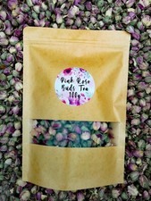 Pink Rose Buds Dried Whole