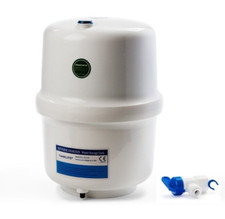 Standard RO water storage tank for reverse osmosis systems 1/4" Push-fit valve