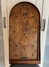 Vintage Jaques of London  Bagatelle Game Pin Ball Tabletop Hit a Pin Bagatelle