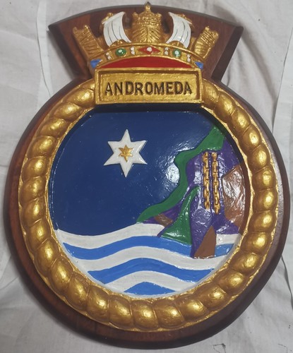 Hms andromeda ship crest - hms,