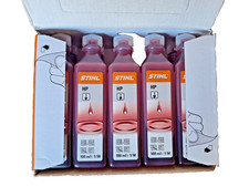 Stihl Genuine HP two-stroke engine oil (Red) 100ml Pack of 10 07813198401 - NEW