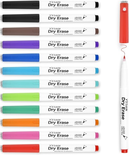 Yisan magnetic whiteboard pens - magnetic,