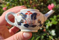Chinese Antique Porcelain Teapot Chickens Kangxi / Yongzheng c18th Qing Imari