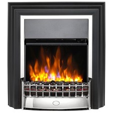 Dimplex Cheriton Deluxe Freestanding Optiflame Electric Fire - Chrome CHT20X-CH