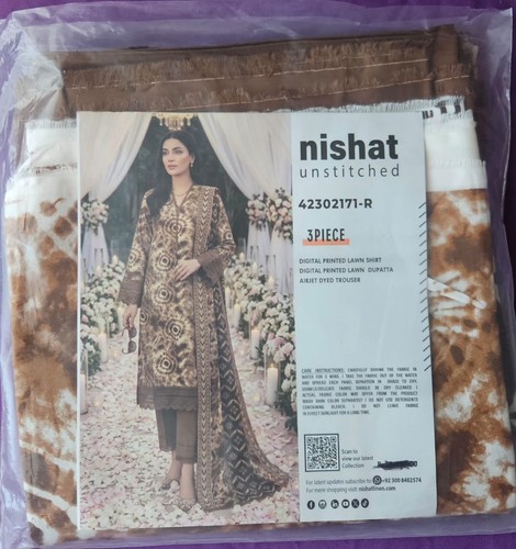 Nishat lawn printed - printed, 3