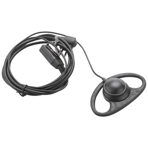Shape earpiece mic headset - d-shape,