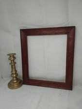 SN556 Vintage Oak Picture Frame 24.5x29cm rebate/picture size Antique Old Wood