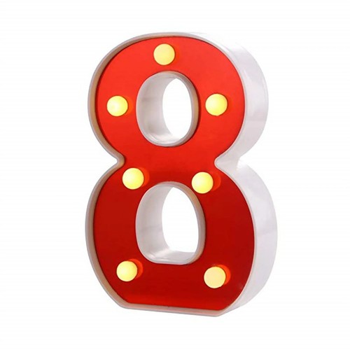 Practical red led - red, 8