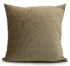 large plain soft thick PLUSH Velvet cushion cover or cushions 12 vibrant colours