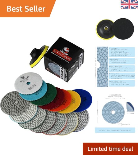 Diamond polishing pads - polishing, inch