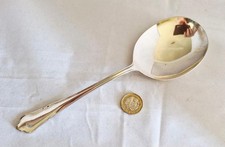 Large Silver Plated Serving Spoon EPNS A1 Hallmark, Vintage, Good Weight