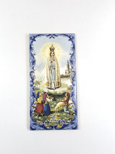 Vintage fatima wall plaque - vintage,