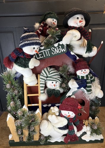 Vintage snowman snowkids - vintage,