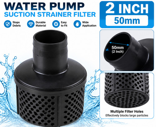 50mm water pump inlet strainer - pump,