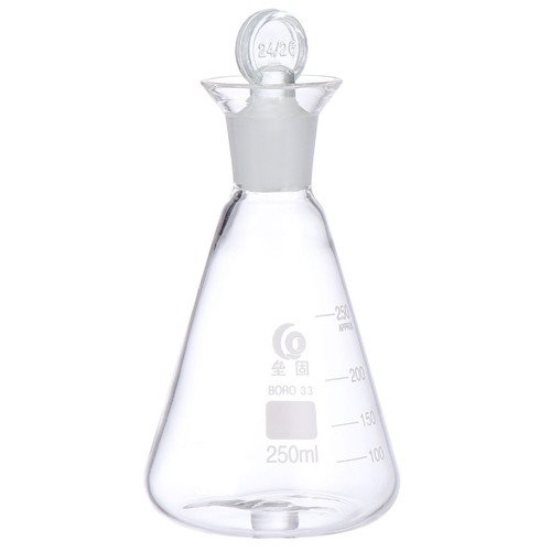 Erlenmeyer flask set glass - set,