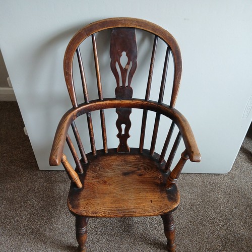 Antique childs windsor chair - antique,