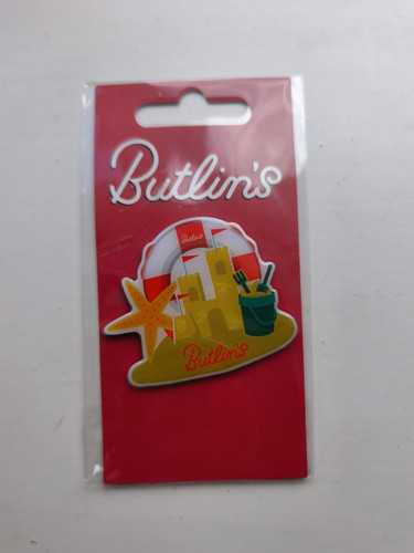 Metal butlins beach souvenir - metal,