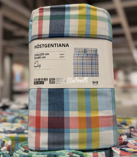 Ikea höstgentiana check king - ikea,