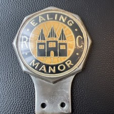 EAILING MANOR MOTOR CLUB RALLY CROSS RACING MOTORSPORT VINTAGE CAR BADGE EMBLEM