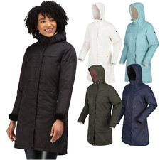 Regatta Womens Remina Insulated Waterproof Parka Jacket Ladies Rain Coat RRP 100