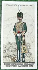 NOTTINGHAMSHIRE YEOMANRY  Sherwood Rangers  Circa 1897  Vintage 1939 Card  JE05M