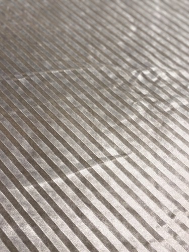 Diagonal stripe silver - , velvet