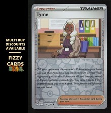 Pokemon Tyme Reverse Holo SV08: Surging Sparks 190/191