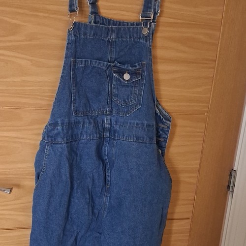 Maternity denim dungarees - denim,
