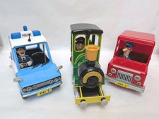 Postman Pat Set Of 3 Friction Vehicles + Figures Police Car Train And Van 